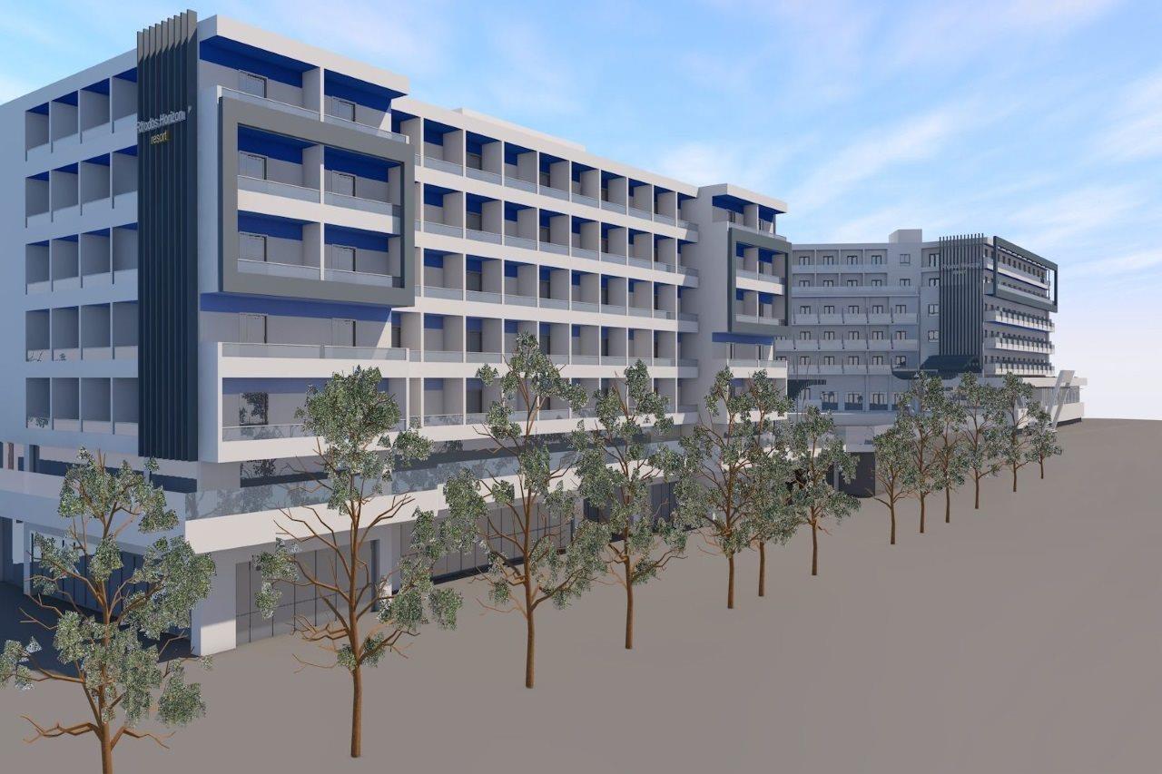 Hotel Belvedere Beach Rhodes City Exterior foto