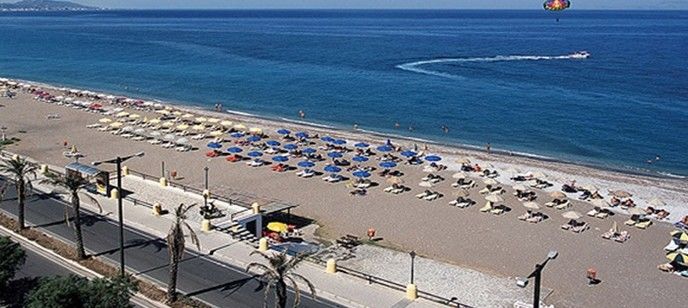 Hotel Belvedere Beach Rhodes City Exterior foto